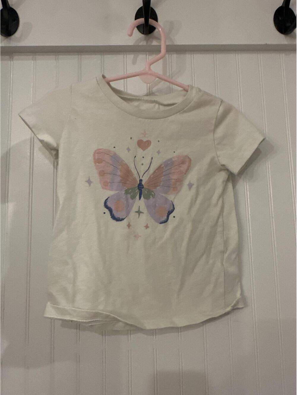 Carters Little Girls T-Shirt 3T White